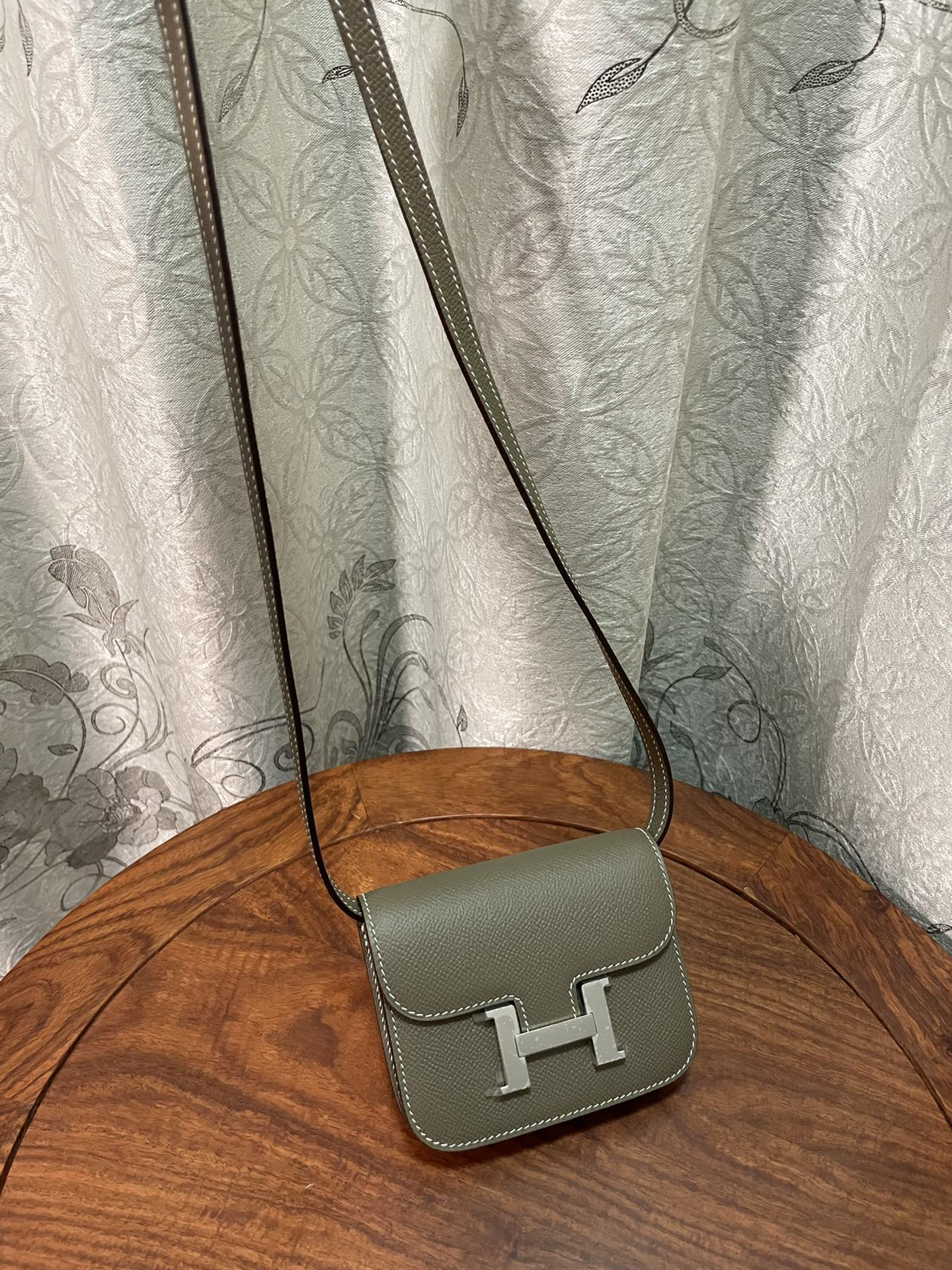 에르메스 콘스탄스백 미니 에토프 은장